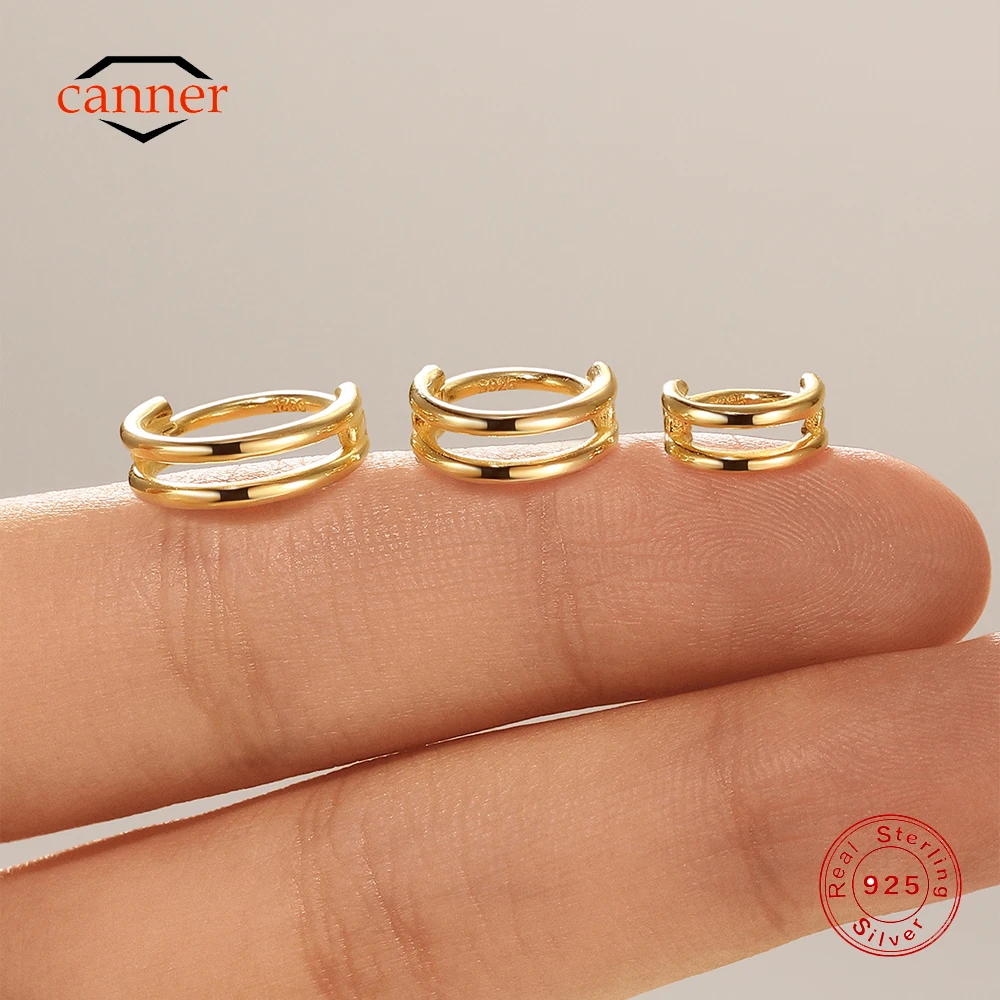 CANNER 1PC 6/8/10mm Classic Double-layer Row Zircon 925 Sterling Silver Ear Bone Clip For Women Ins Round Circle Piercing Earing
CANNER 1PC 6/8/10mm Classic Double-layer Row Zircon 925 Sterling Silver Ear Bone Clip For Women Ins Round Circle Piercing Earing