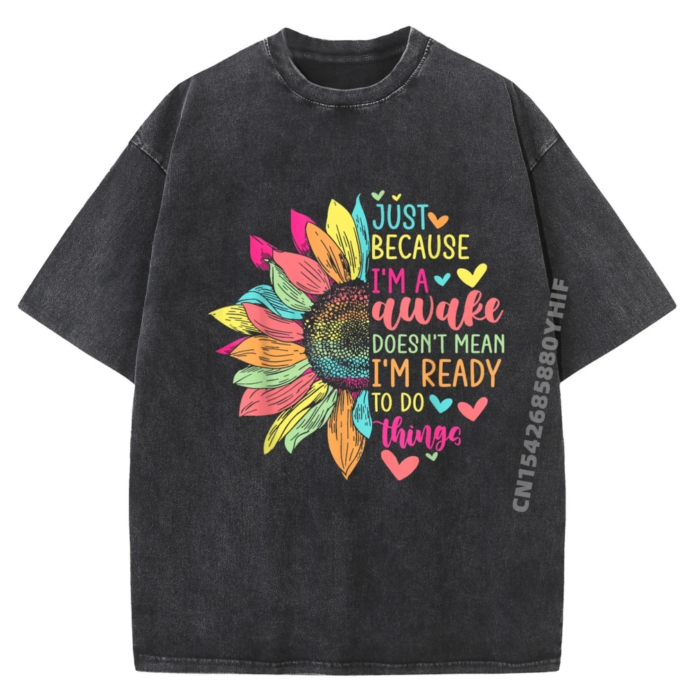 Just Because I'm Awake Funny Minimalist T-shirt Man Halloween Birthday Tees Funky Comfortable Washed Tee-Shirt Men
Just Because I'm Awake Funny Minimalist T-shirt Man Halloween Birthday Tees Funky Comfortable Washed Tee-Shirt Men
