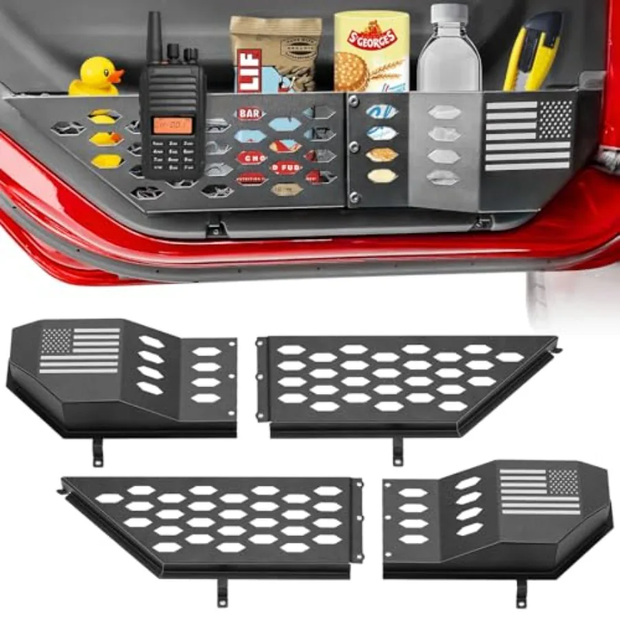 Metal Front Door Pocket, Storage Box Compatible with Jeep Wrangler JL JLU 4XE 2018-2026 and Gladiator JT (2020-2026) Accessorie
Metal Front Door Pocket, Storage Box Compatible with Jeep Wrangler JL JLU 4XE 2018-2026 and Gladiator JT (2020-2026) Accessorie