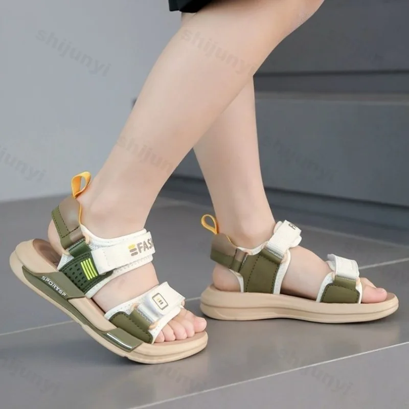 Children Sandals Summer Beach Shoes New 2025 Boys Soft Sole Casual Sneaker Fashion Anti Slip Platform Comfort Kid Shoes Zapatos
Children Sandals Summer Beach Shoes New 2025 Boys Soft Sole Casual Sneaker Fashion Anti Slip Platform Comfort Kid Shoes Zapatos