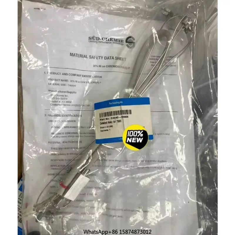 FOR Agilent G3440-63002 7890 G As Chromatography Nickel Catalyst Assembly For 7890 Series G As Chromatography Systems 1 PIECE
FOR Agilent G3440-63002 7890 G As Chromatography Nickel Catalyst Assembly For 7890 Series G As Chromatography Systems 1 PIECE