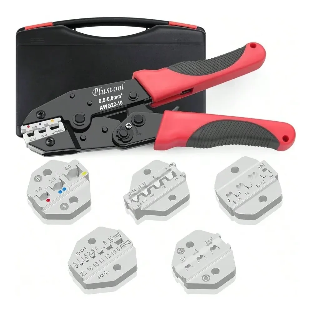 Heat Shrink Connectors AWG22 10, Ratcheting Wire Terminal Crimper Crimping Pliers Electrical Crimping
Heat Shrink Connectors AWG22 10, Ratcheting Wire Terminal Crimper Crimping Pliers Electrical Crimping