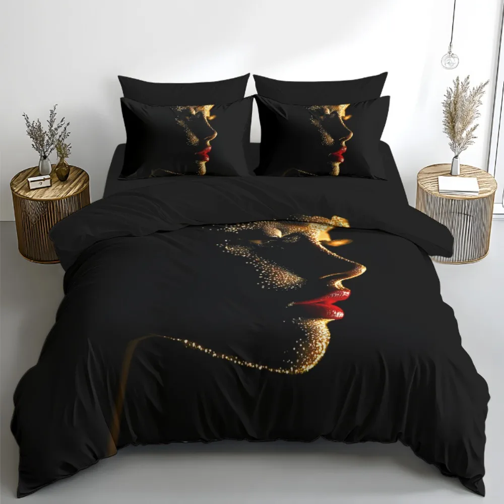 3pcs Black Bedding Set Beautiful Red Lips Printed Cozy Duvet Cover Set King Queen Twin Single Size Birthday Gift Bedroom Decor
3pcs Black Bedding Set Beautiful Red Lips Printed Cozy Duvet Cover Set King Queen Twin Single Size Birthday Gift Bedroom Decor