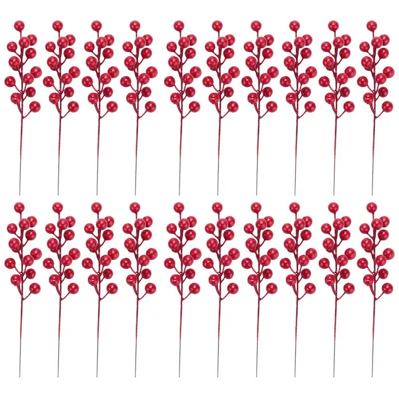 Christmas Tree Berries 20cm/7.8inch Artificial Holly Berries Ornaments 20x Fake Burgundy Berry Picks Decorative Holly Berry
Christmas Tree Berries 20cm/7.8inch Artificial Holly Berries Ornaments 20x Fake Burgundy Berry Picks Decorative Holly Berry
