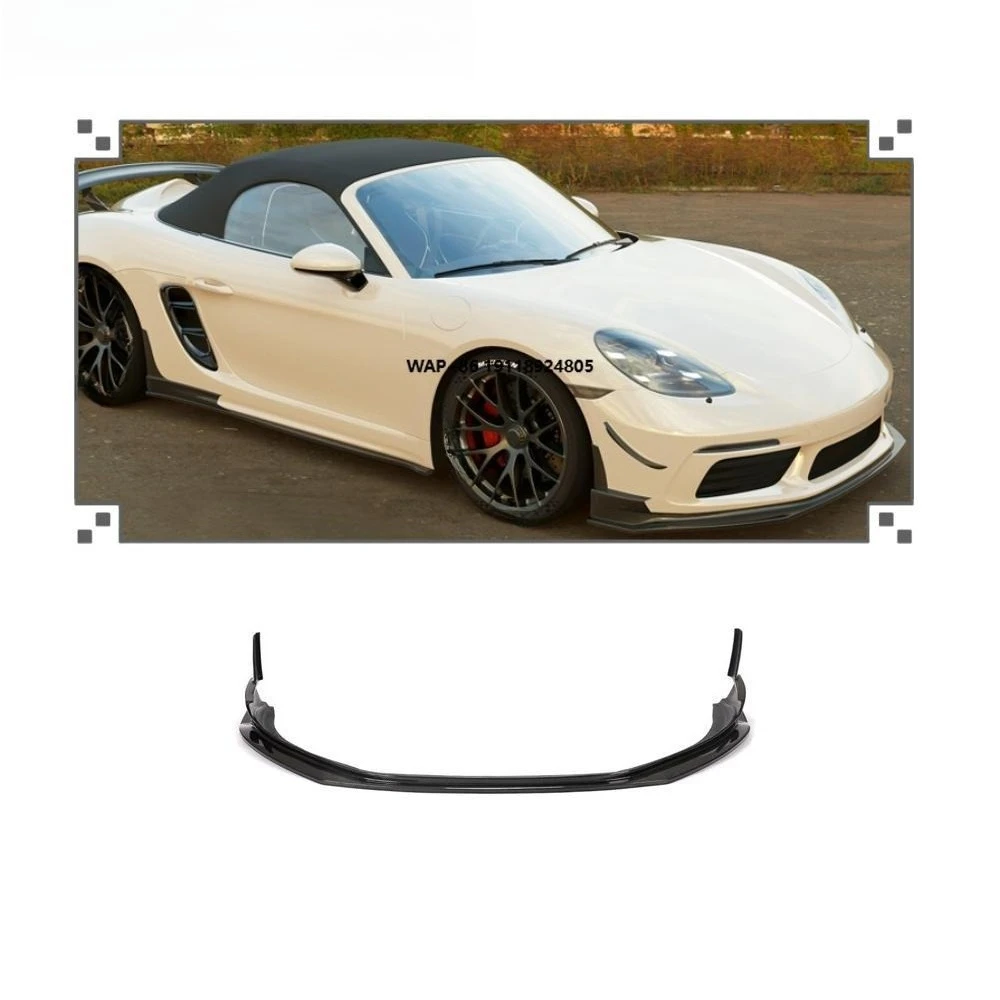 Front Bumper Lip Spoiler Carbon Fiber Fit for 718 Boxster Cayman 2016-2018
Front Bumper Lip Spoiler Carbon Fiber Fit for 718 Boxster Cayman 2016-2018