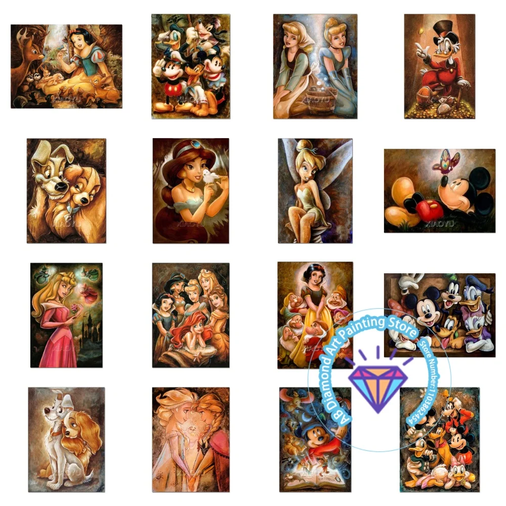 Fairy Tale Princess Mickey Mouse Donald Duck AB Diamond Painting Kit Square Round Diamond 5D DIY Mosaic Handmade Art Adult Gift
Fairy Tale Princess Mickey Mouse Donald Duck AB Diamond Painting Kit Square Round Diamond 5D DIY Mosaic Handmade Art Adult Gift
