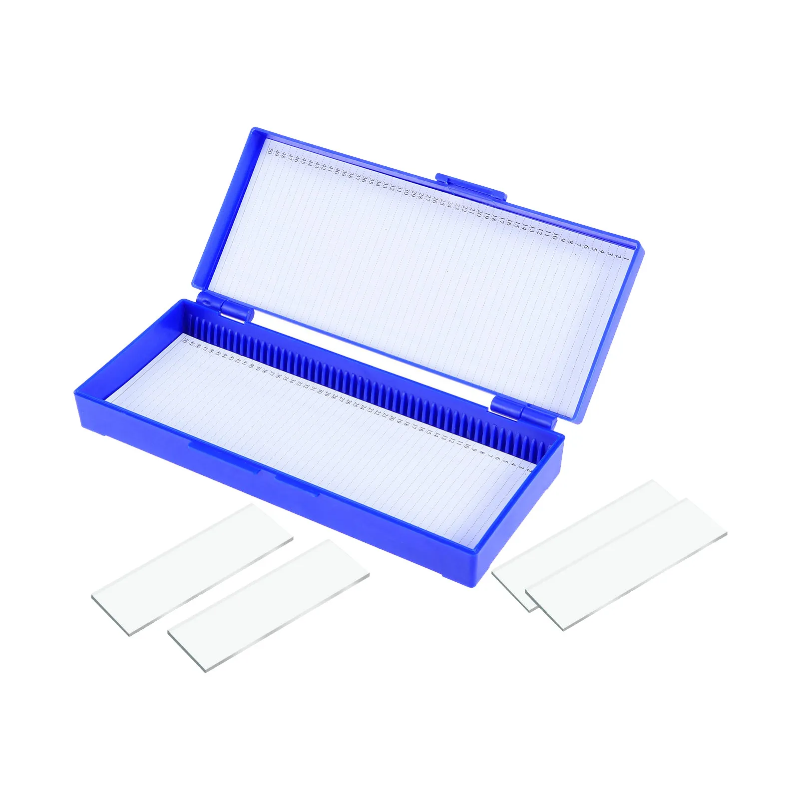 Microscope Navy Plastic Top-Hinged Lid Secure Storage High Temperature Autoclave Biological Pathology Slide Holder
Microscope Navy Plastic Top-Hinged Lid Secure Storage High Temperature Autoclave Biological Pathology Slide Holder