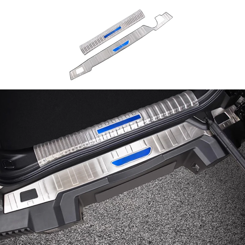 Fit for JETOUR Traveler T2 2023-2024 Modification Car Trunk Inner and Outer Guard Plate Stainless Steel Rear Guard Plate
Fit for JETOUR Traveler T2 2023-2024 Modification Car Trunk Inner and Outer Guard Plate Stainless Steel Rear Guard Plate