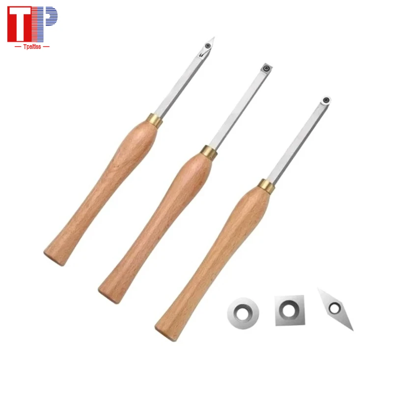 for Wood Turning AA46 Wood Lathe Chisel Set 3 Pieces Wood Turning Tools Include Square, Round, Diamond Carbide Blades
for Wood Turning AA46 Wood Lathe Chisel Set 3 Pieces Wood Turning Tools Include Square, Round, Diamond Carbide Blades