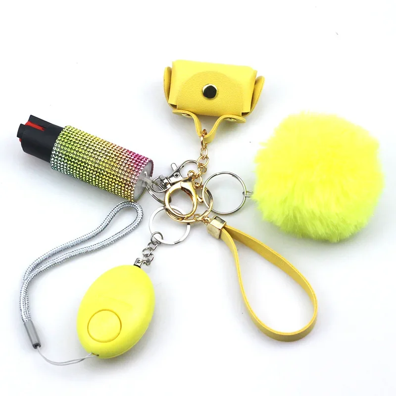 4pcs/Set Self Defense Spray Car Pendant Creative Leather Ins Women's Bag Keychain Wool Ball Set of 4 Small Gifts
4pcs/Set Self Defense Spray Car Pendant Creative Leather Ins Women's Bag Keychain Wool Ball Set of 4 Small Gifts