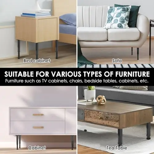 16pcs Plastic Adjustable Furniture Legs 7.87–15 Inch For Bed Frame, Sofa, Cabinet, Table And Dresser
16pcs Plastic Adjustable Furniture Legs 7.87–15 Inch For Bed Frame, Sofa, Cabinet, Table And Dresser