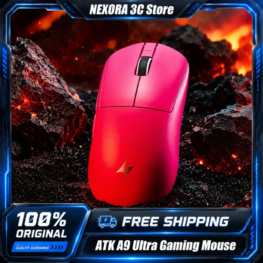 ATK A9 Ultra Wireless Gaming Mouse SE/Plus/Pro Tri Mode 8K 53g Lightweight E sports Mice for Gamer PC Custom Accessory
ATK A9 Ultra Wireless Gaming Mouse SE/Plus/Pro Tri Mode 8K 53g Lightweight E sports Mice for Gamer PC Custom Accessory