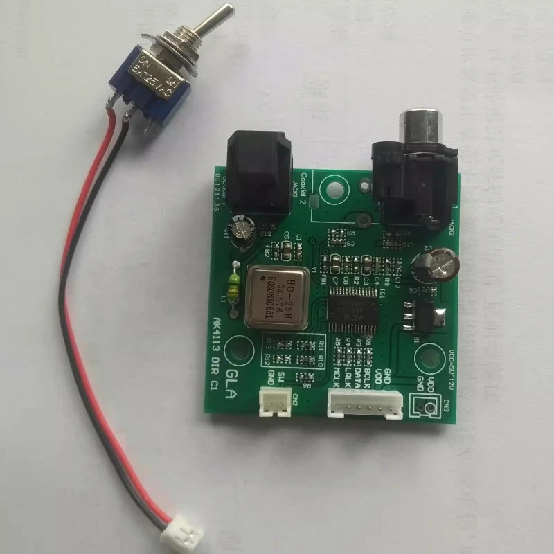 Коаксиальная оптоволоконная плата приемника SPDIF AK4113, выход I2S, выход слева, выход с правильным выходом
Коаксиальная оптоволоконная плата приемника SPDIF AK4113, выход I2S, выход слева, выход с правильным выходом