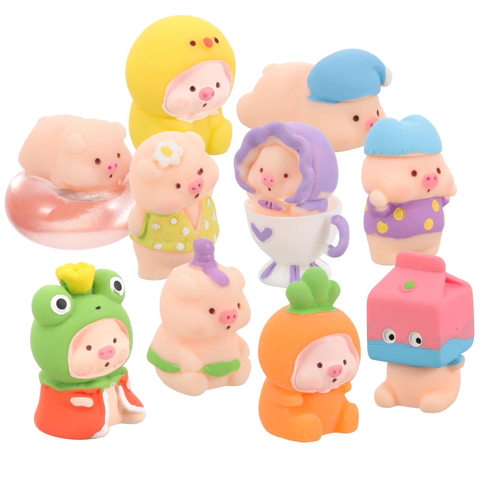 10 Pcs Cute Mini Pig Ornaments Animal Small Model Piggy Dashboard Statue Car Decor
10 Pcs Cute Mini Pig Ornaments Animal Small Model Piggy Dashboard Statue Car Decor