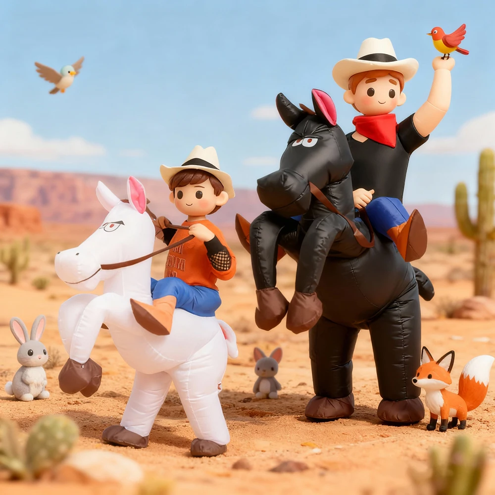 Хэллоуин вечерние ежегодное собрание атмосфера реквизит костюмы для выступлений для взрослых и детей западный ковбойский костюм для верховой езды надувной костюм
Хэллоуин вечерние ежегодное собрание атмосфера реквизит костюмы для выступлений для взрослых и детей западный ковбойский костюм для верховой езды надувной костюм