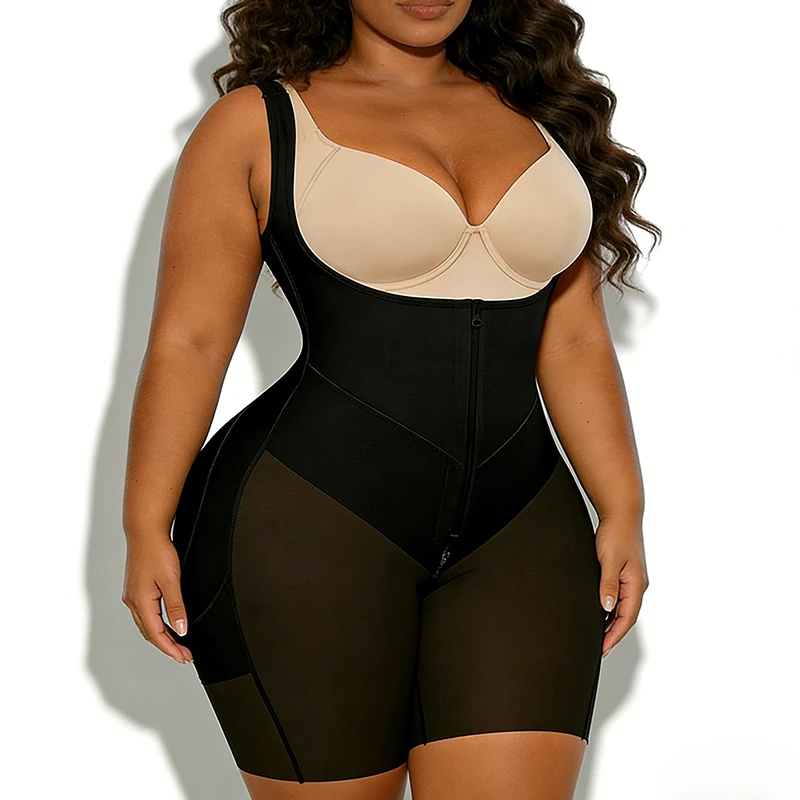 Корректирующее боди BBL Body Shaper Fajas Colombiana с открытым вырезом, моделирующее фигуру «песочные часы», послеоперационное, для плоского живота, с эффектом пуш-ап
Корректирующее боди BBL Body Shaper Fajas Colombiana с открытым вырезом, моделирующее фигуру «песочные часы», послеоперационное, для плоского живота, с эффектом пуш-ап