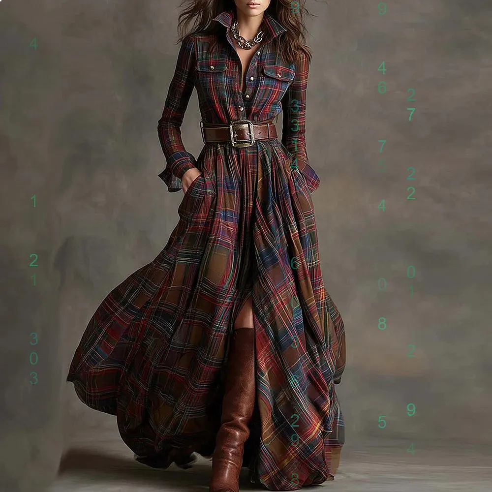 Long Sleeve Dresses Women Printed Shirt Dress Retro Maxi Dresses Spring Summer Blouse Top
Long Sleeve Dresses Women Printed Shirt Dress Retro Maxi Dresses Spring Summer Blouse Top