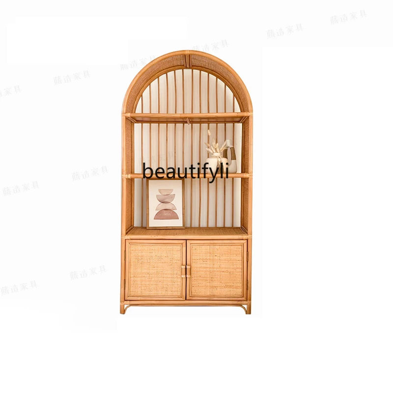 Rattan Large Bookshelf Living Room Decorative Shelf Wall Entrance Cabinet Ornament Rack Small Apartment Bed & Breakfast Retro
Rattan Large Bookshelf Living Room Decorative Shelf Wall Entrance Cabinet Ornament Rack Small Apartment Bed & Breakfast Retro