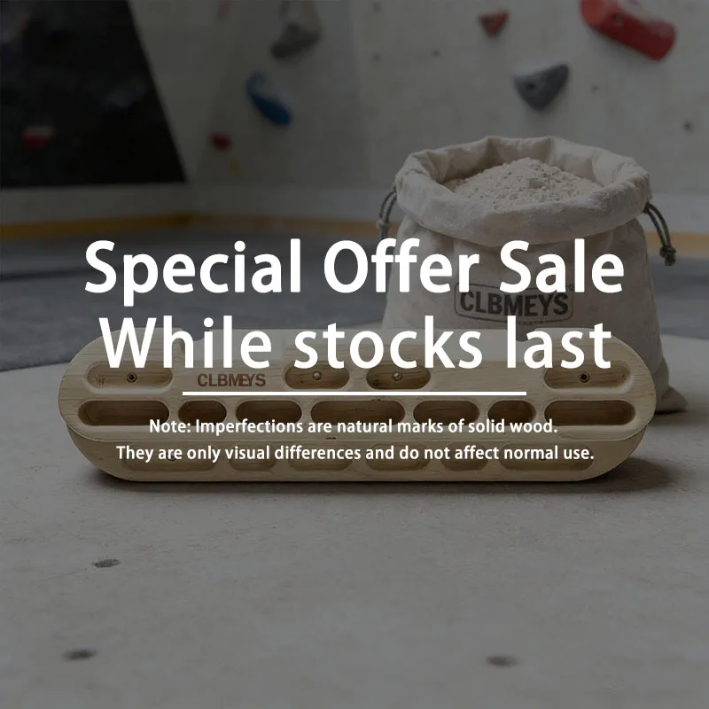 Rock Climbing Fingerboard Wooden Climbing Hangboard Training Finger Grip and Pull Up for Boulder to Train Indoor as Hangboard
Rock Climbing Fingerboard Wooden Climbing Hangboard Training Finger Grip and Pull Up for Boulder to Train Indoor as Hangboard