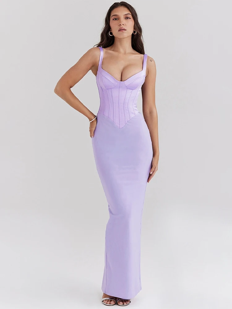 Женское сексуальное облегающее платье с широким ремешком и глубоким V-образным вырезом и высокой талией, фиолетовая вечерние юбка с открытой спиной, длинное платье, одежда для празднования дня рождения
Женское сексуальное облегающее платье с широким ремешком и глубоким V-образным вырезом и высокой талией, фиолетовая вечерние юбка с открытой спиной, длинное платье, одежда для празднования дня рождения