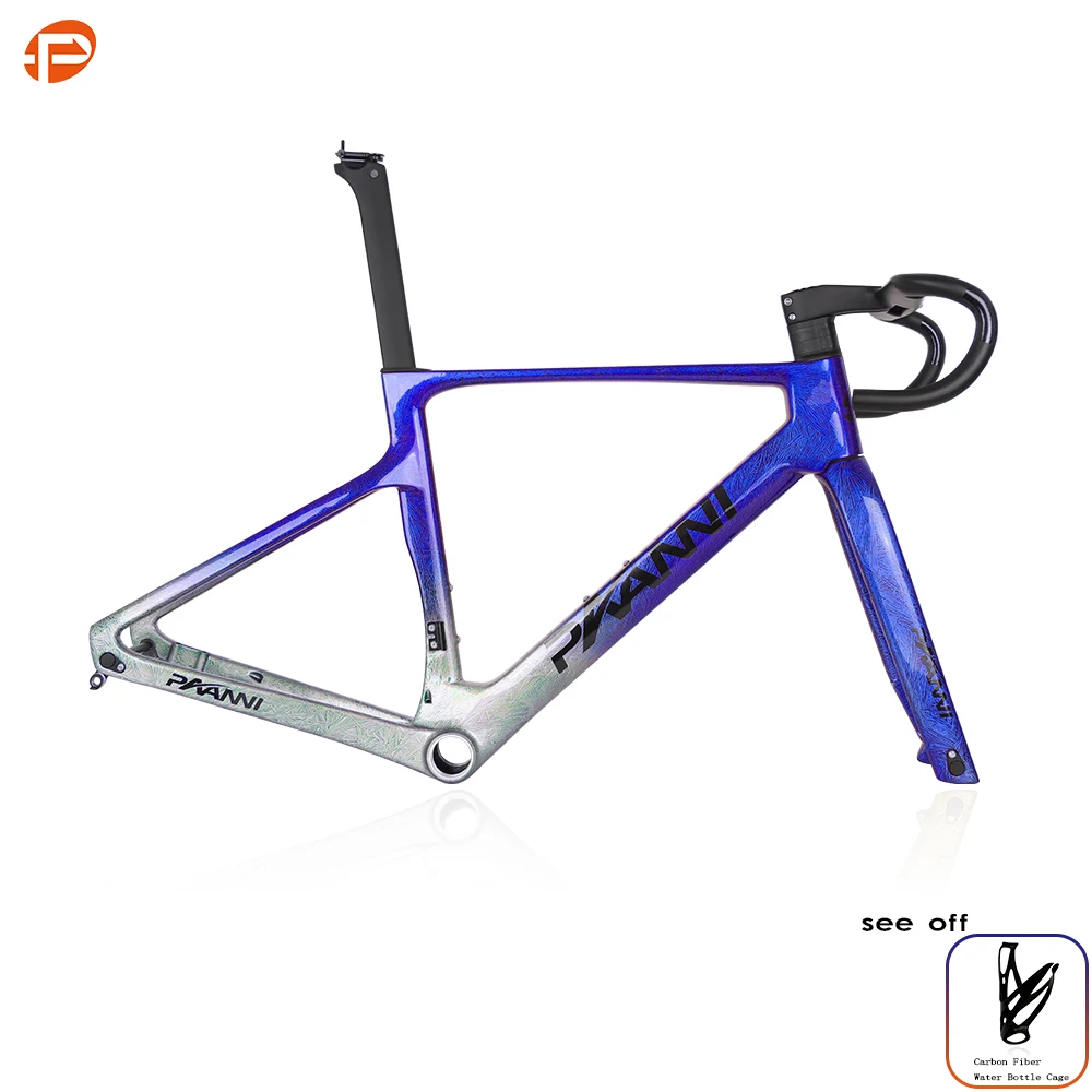 Carbon Road Bike Frameset Fully Hidden Carbon Disc Road Bike Frame Lightweight Road Bicycle Carbon Frame BB T47 Aerodynamic
Carbon Road Bike Frameset Fully Hidden Carbon Disc Road Bike Frame Lightweight Road Bicycle Carbon Frame BB T47 Aerodynamic
