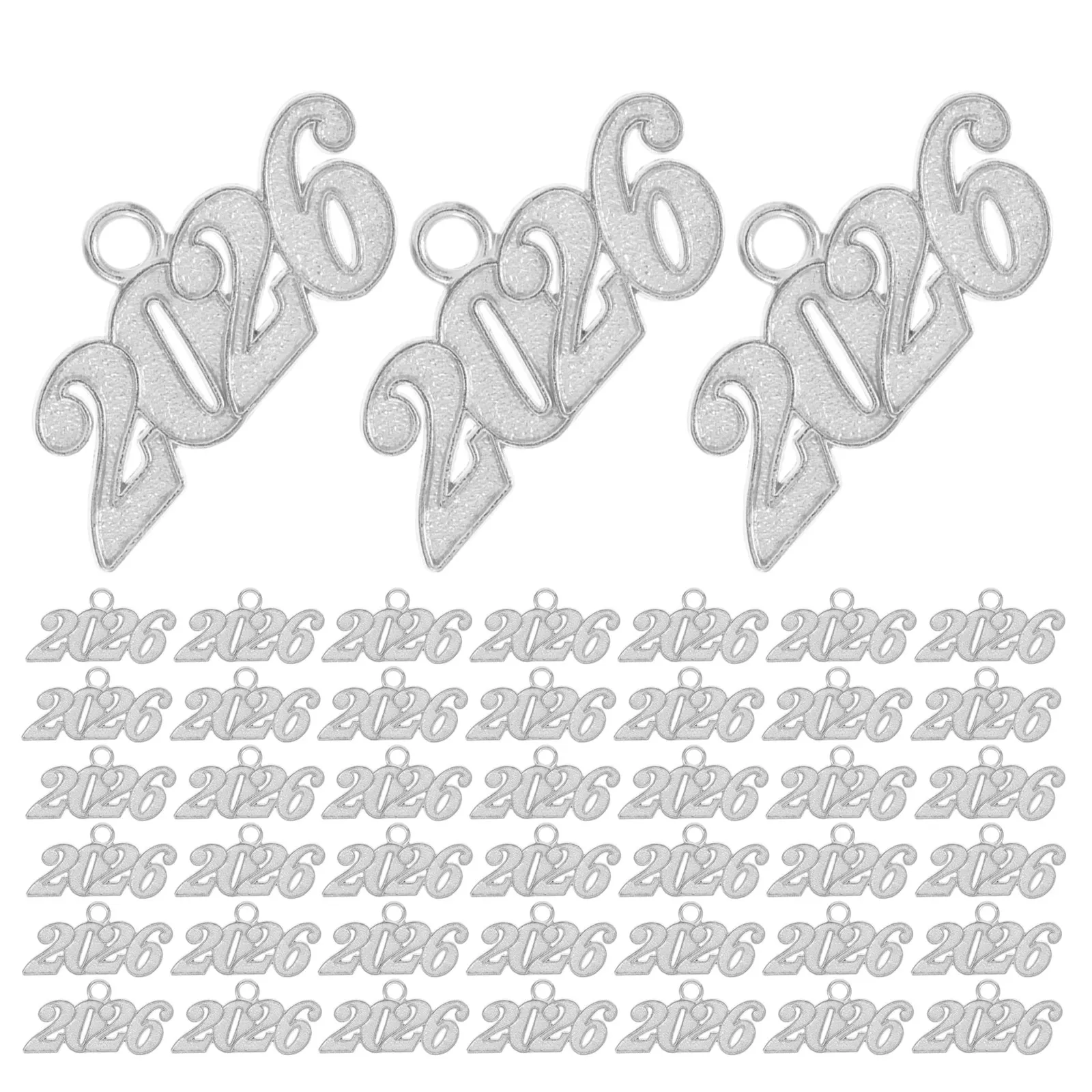 50Pcs Class of 2026 Grad Cap Charms Metal Number Pendants for Diploma Ceremony Decoration DIY Tassel Accessories Memorial
50Pcs Class of 2026 Grad Cap Charms Metal Number Pendants for Diploma Ceremony Decoration DIY Tassel Accessories Memorial