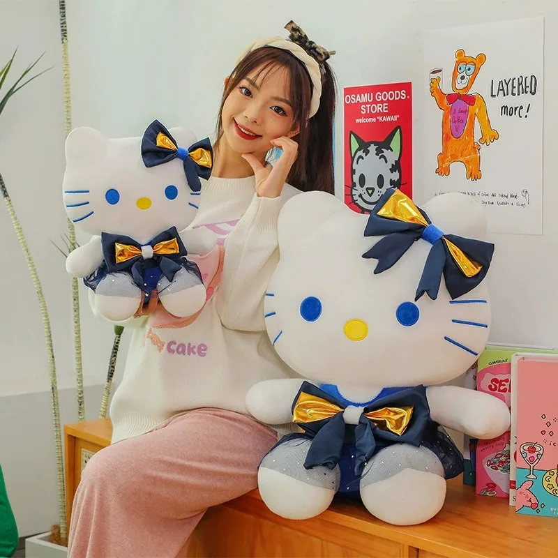 Мультфильм Sanrio Lovely Kitty, плюшевая игрушка Star River, аниме, милая плюшевая подушка Hello Kitty, кукла KT Cat, детский подарок на день рождения, игрушки
Мультфильм Sanrio Lovely Kitty, плюшевая игрушка Star River, аниме, милая плюшевая подушка Hello Kitty, кукла KT Cat, детский подарок на день рождения, игрушки