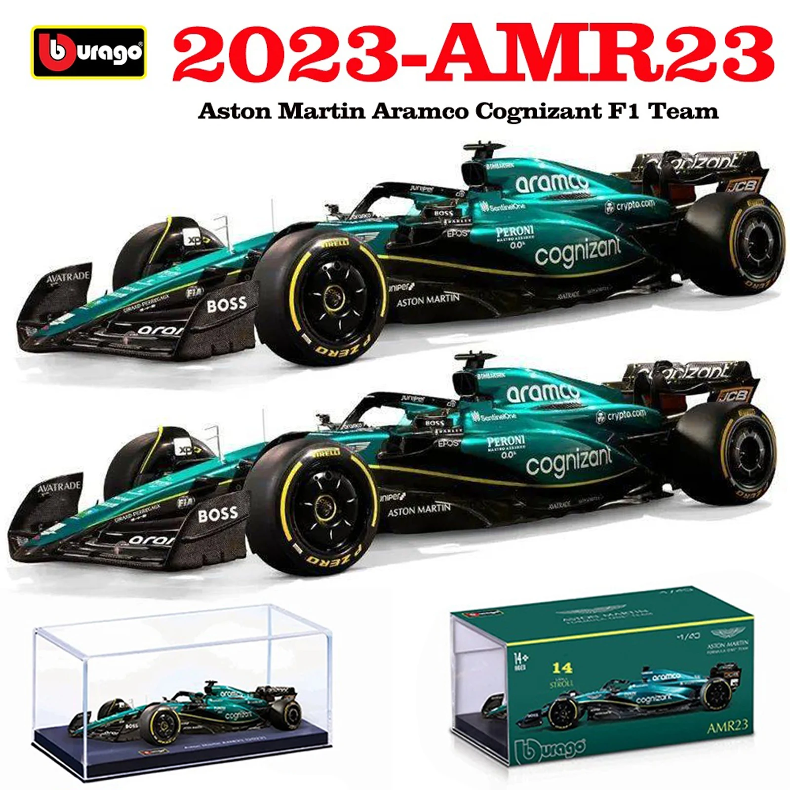 Коллекционная модель автомобиля Bburago 1:43 F1 W14 Bens / Aston Martin Aramco F1 Team AMR23 2023 #14 Alonso #18
Коллекционная модель автомобиля Bburago 1:43 F1 W14 Bens / Aston Martin Aramco F1 Team AMR23 2023 #14 Alonso #18