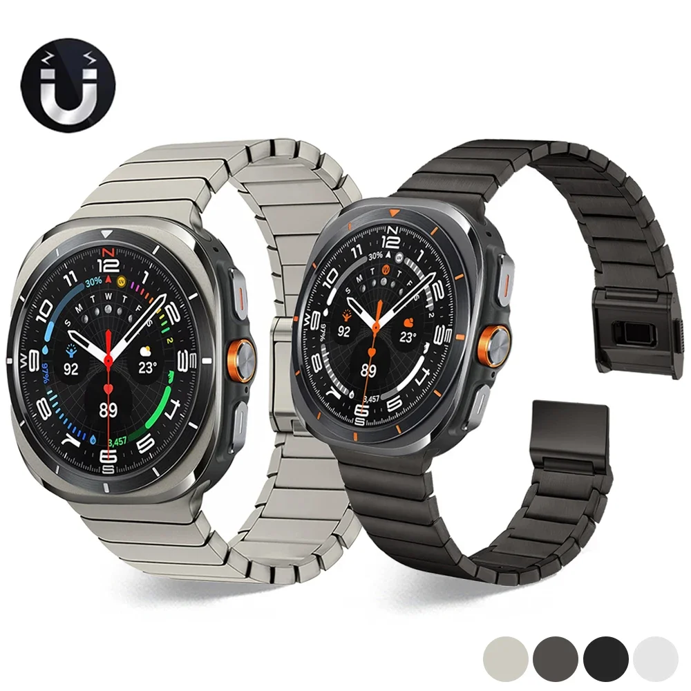 Magnetic Stainless Steel Bracelet for Samsung Galaxy Watch Ultra 47mm No Gaps Band for GALAXY WATCH 47 ULTRA Men Strap Wristband
Magnetic Stainless Steel Bracelet for Samsung Galaxy Watch Ultra 47mm No Gaps Band for GALAXY WATCH 47 ULTRA Men Strap Wristband