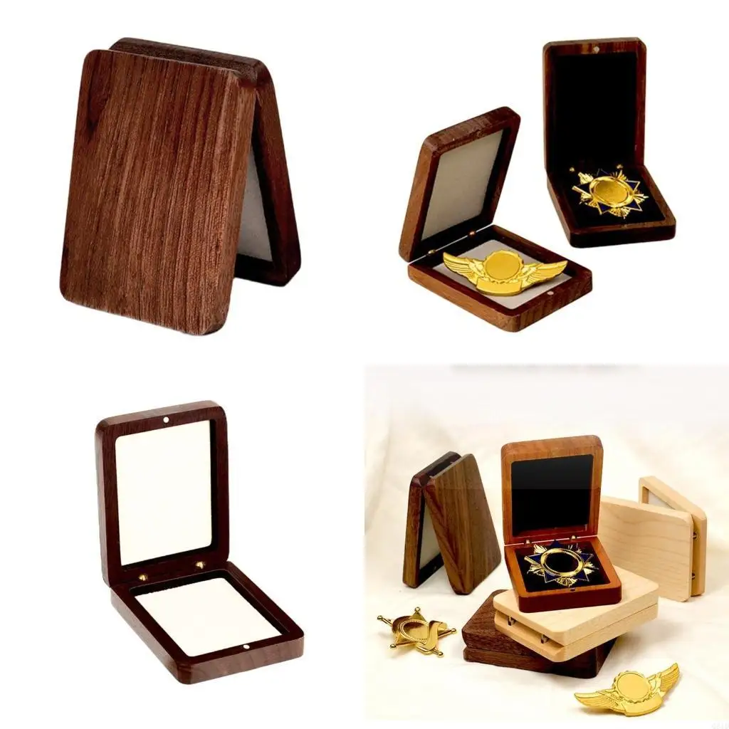 Convenient Coin Display Case Stylish Medals Presentation Box Wooden Badge Holder
Convenient Coin Display Case Stylish Medals Presentation Box Wooden Badge Holder