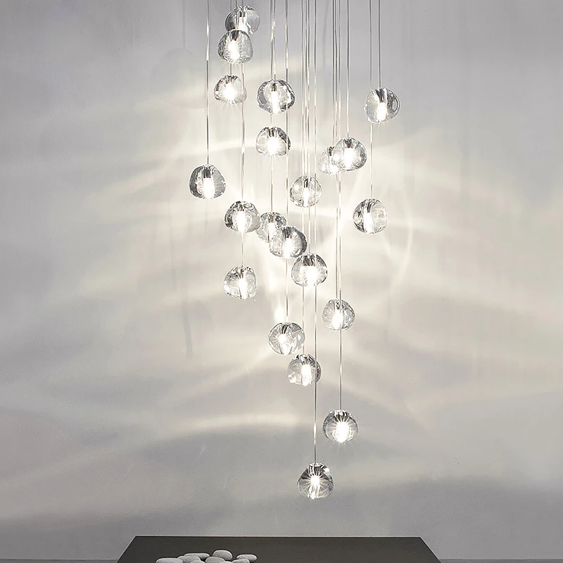 Modern Crystal Ball Pendant Lights Home Luxury Decor Pendant Lamp Living Room Restaurant Hotel Villa Stairs Hanging Lamp Fixture
Modern Crystal Ball Pendant Lights Home Luxury Decor Pendant Lamp Living Room Restaurant Hotel Villa Stairs Hanging Lamp Fixture