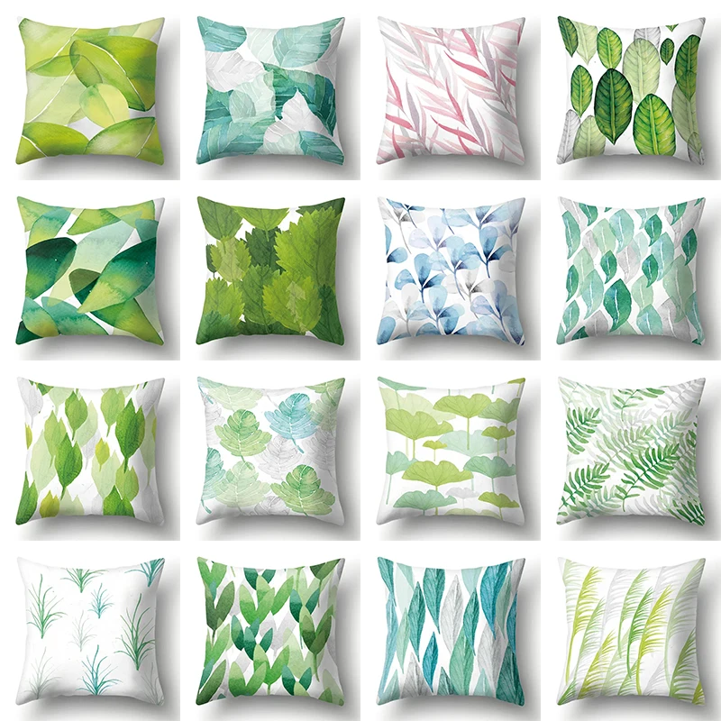 Watercolor plant leaf print pillow cover home decoration living room sofa cushion cover bedroom room decoration 45x45cm
Watercolor plant leaf print pillow cover home decoration living room sofa cushion cover bedroom room decoration 45x45cm