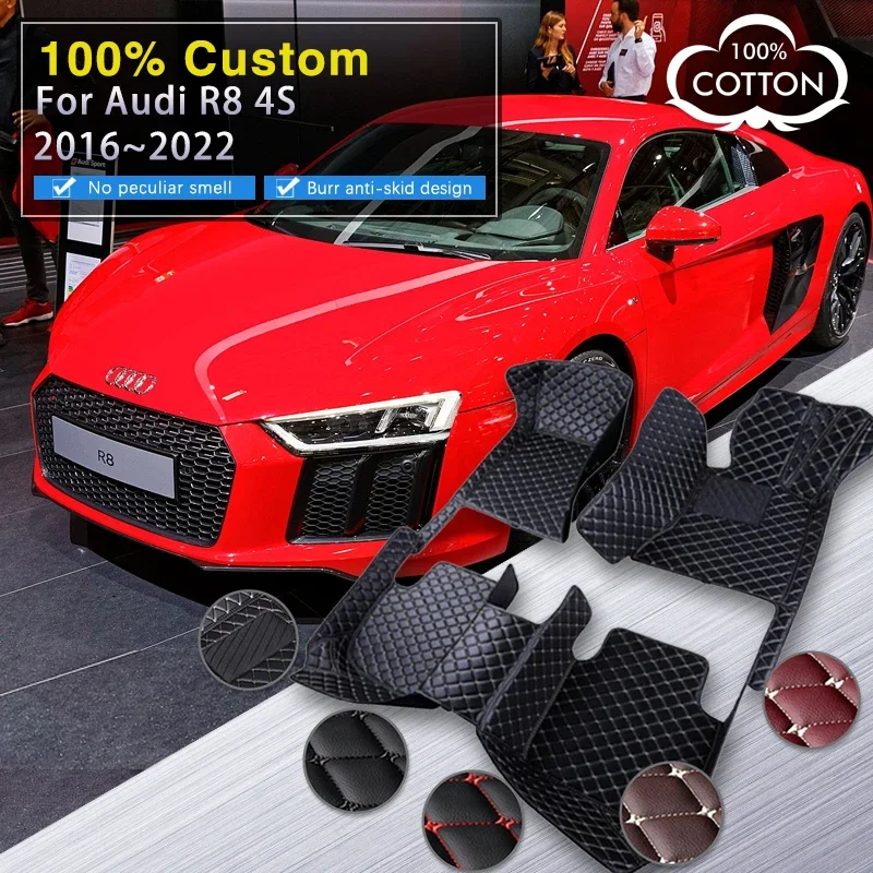 3D Car Floor Mats For Audi R8 4S MK2 2016~2022 Auto Mat Luxury Leather Waterproof Rug Anti Dirt Pad Full Set Car Accessories 201
3D Car Floor Mats For Audi R8 4S MK2 2016~2022 Auto Mat Luxury Leather Waterproof Rug Anti Dirt Pad Full Set Car Accessories 201