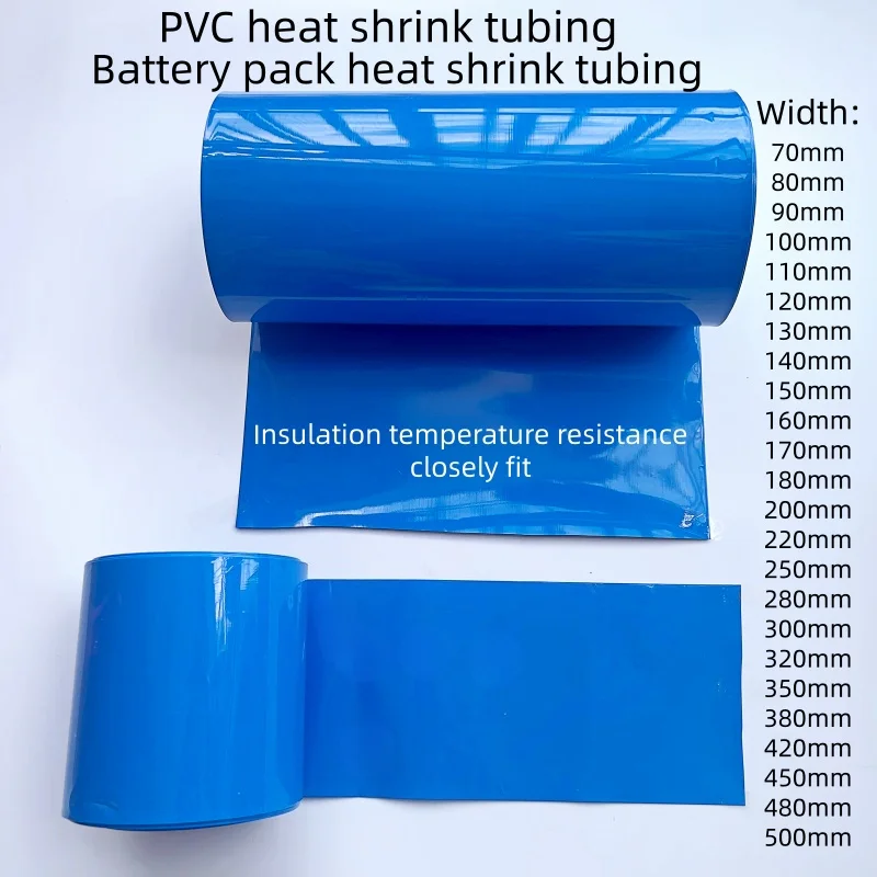 18650 Battery Wrap PVC Heat Shrink Tube Model Accessories Battery Pack Thermoplastic Skin Flattened Width 70MM~500MM
18650 Battery Wrap PVC Heat Shrink Tube Model Accessories Battery Pack Thermoplastic Skin Flattened Width 70MM~500MM