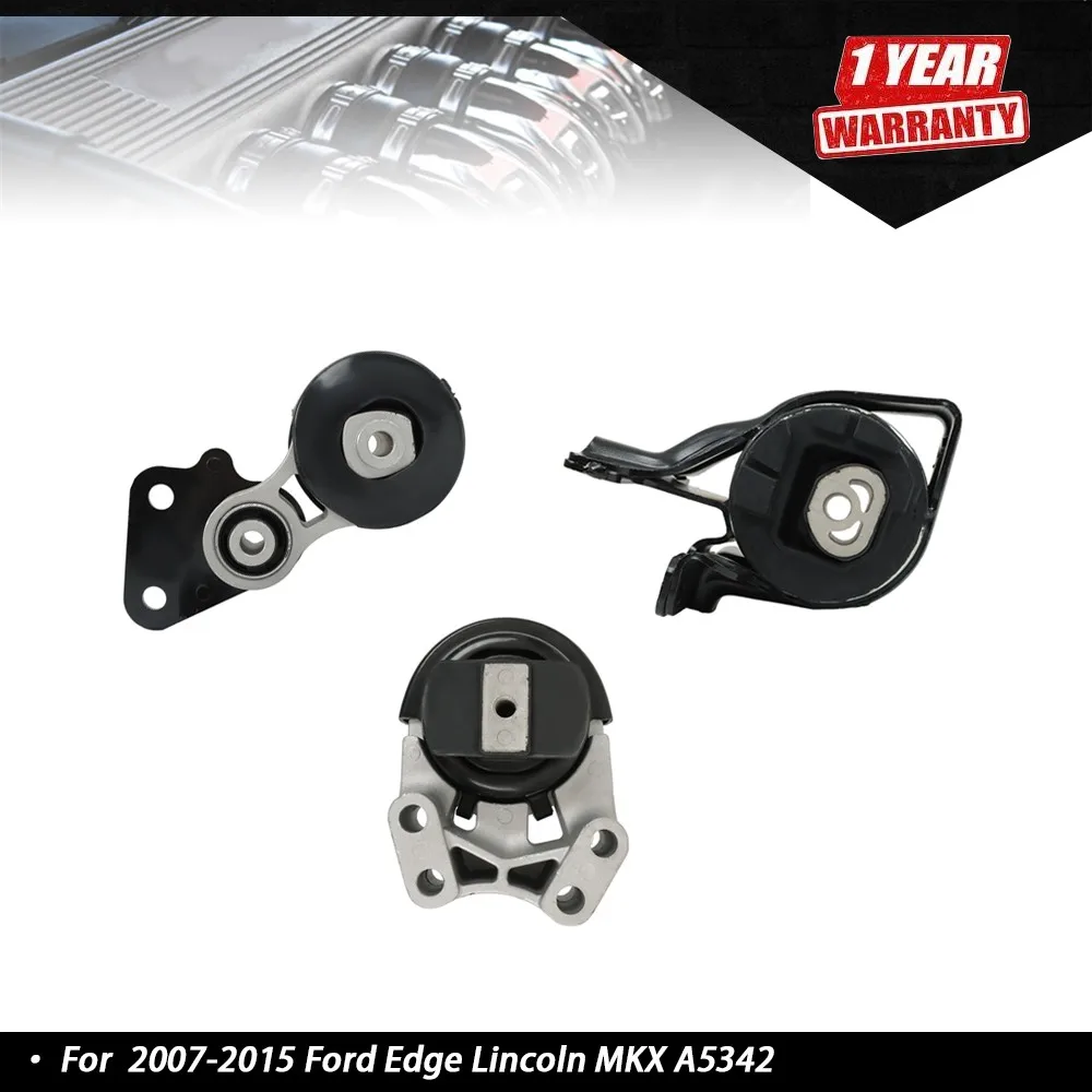 3Pcs Engine & Transmission Mount Kit For Ford Edge Lincoln MKX 2007-2015 A5342
3Pcs Engine & Transmission Mount Kit For Ford Edge Lincoln MKX 2007-2015 A5342
