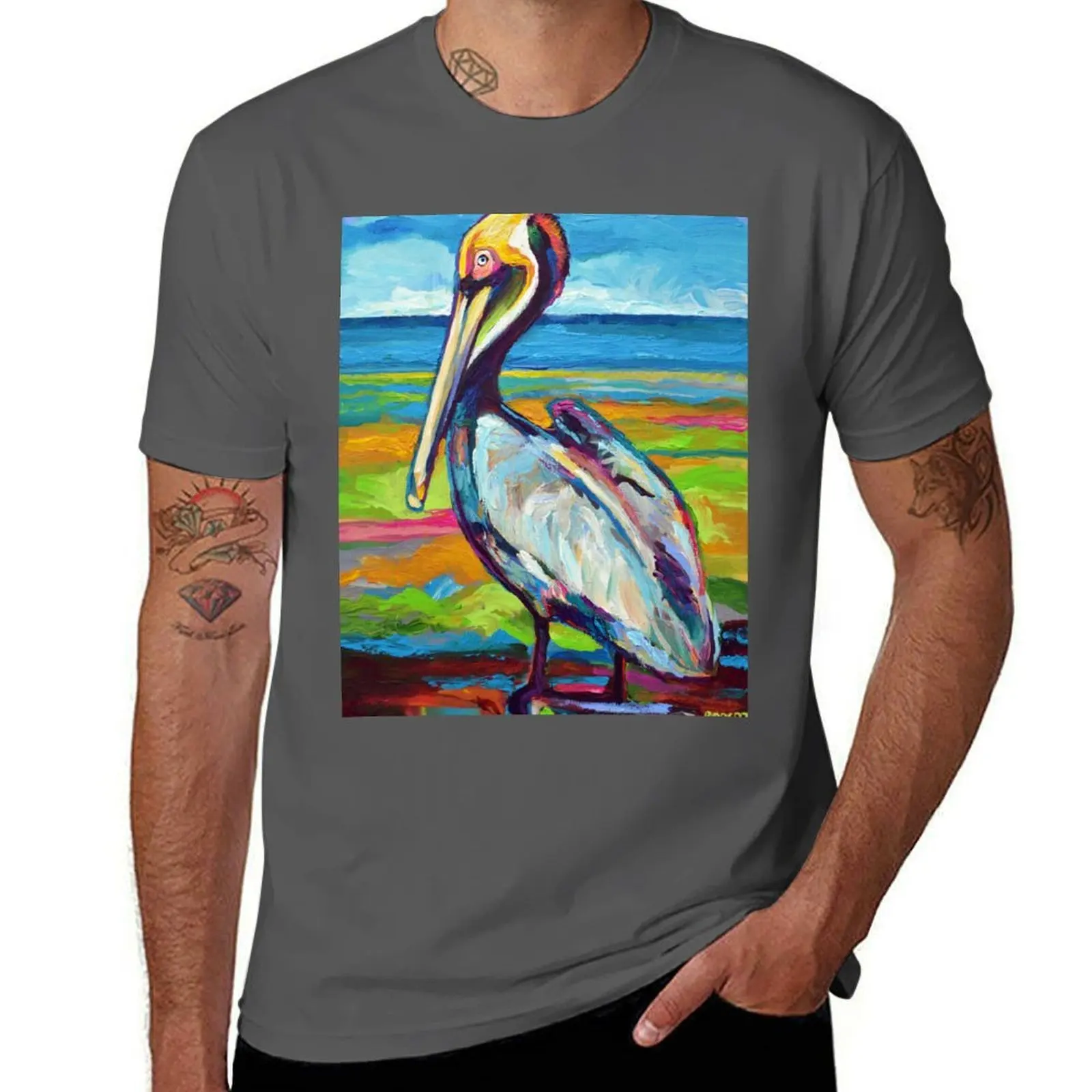 Colorful St Pete Pelican T-Shirt Work Duty Casual T-Shirt
Colorful St Pete Pelican T-Shirt Work Duty Casual T-Shirt