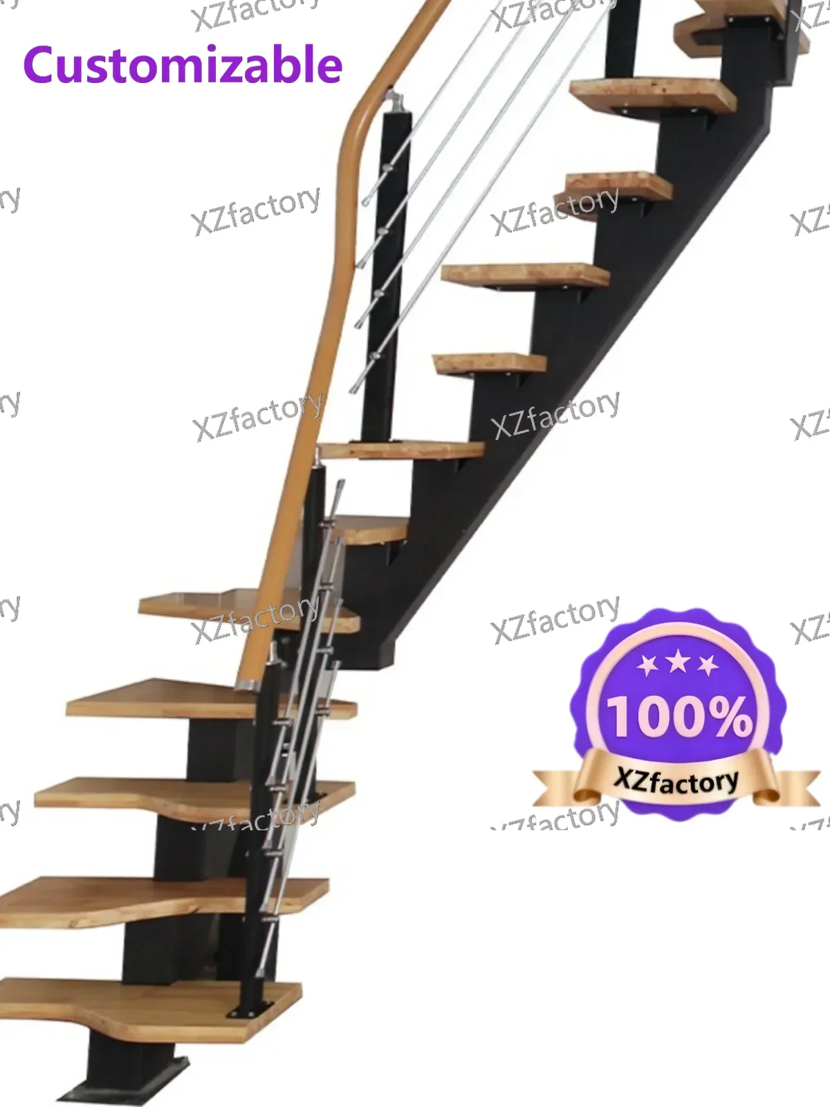 Factory Direct 2026 Top Rated Integral Staircase,small Apartment, Revolving Attic, Steel and Wood , Custom Staircase, Duplex Hom
Factory Direct 2026 Top Rated Integral Staircase,small Apartment, Revolving Attic, Steel and Wood , Custom Staircase, Duplex Hom