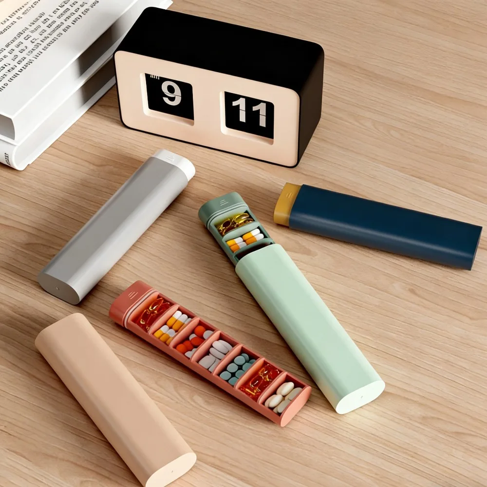 Новый Портативный Органайзер-Контейнер Премиум-класса для Таблеток на 7 Дней (7 Отделений) для Витаминов, Лекарств, Рыбьего Жира
Новый Портативный Органайзер-Контейнер Премиум-класса для Таблеток на 7 Дней (7 Отделений) для Витаминов, Лекарств, Рыбьего Жира