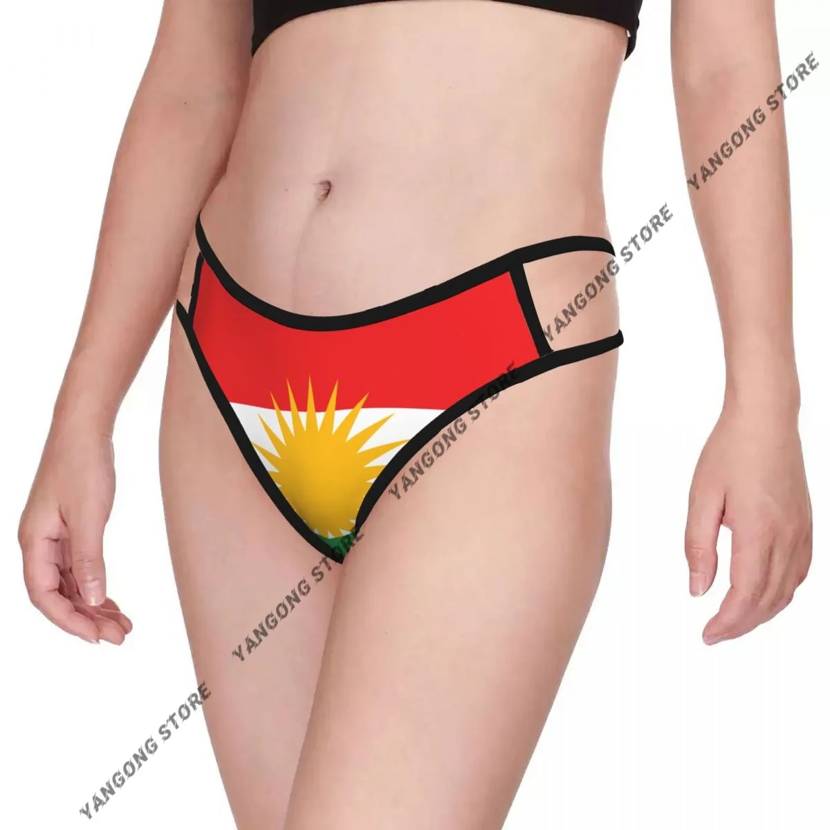 Women Low Waist Sexy G-string Underwear Flag Of Kurdistan Panties Thong Brief Breathable Lingerie
Women Low Waist Sexy G-string Underwear Flag Of Kurdistan Panties Thong Brief Breathable Lingerie