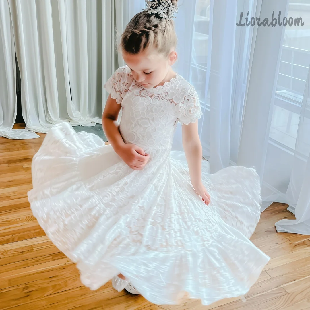 Custom Girls' Formal Dress Puff-Sleeve Short Dress Flower Girl Dress Women's Wedding Party Attire Dress свадебное платье
Custom Girls' Formal Dress Puff-Sleeve Short Dress Flower Girl Dress Women's Wedding Party Attire Dress свадебное платье