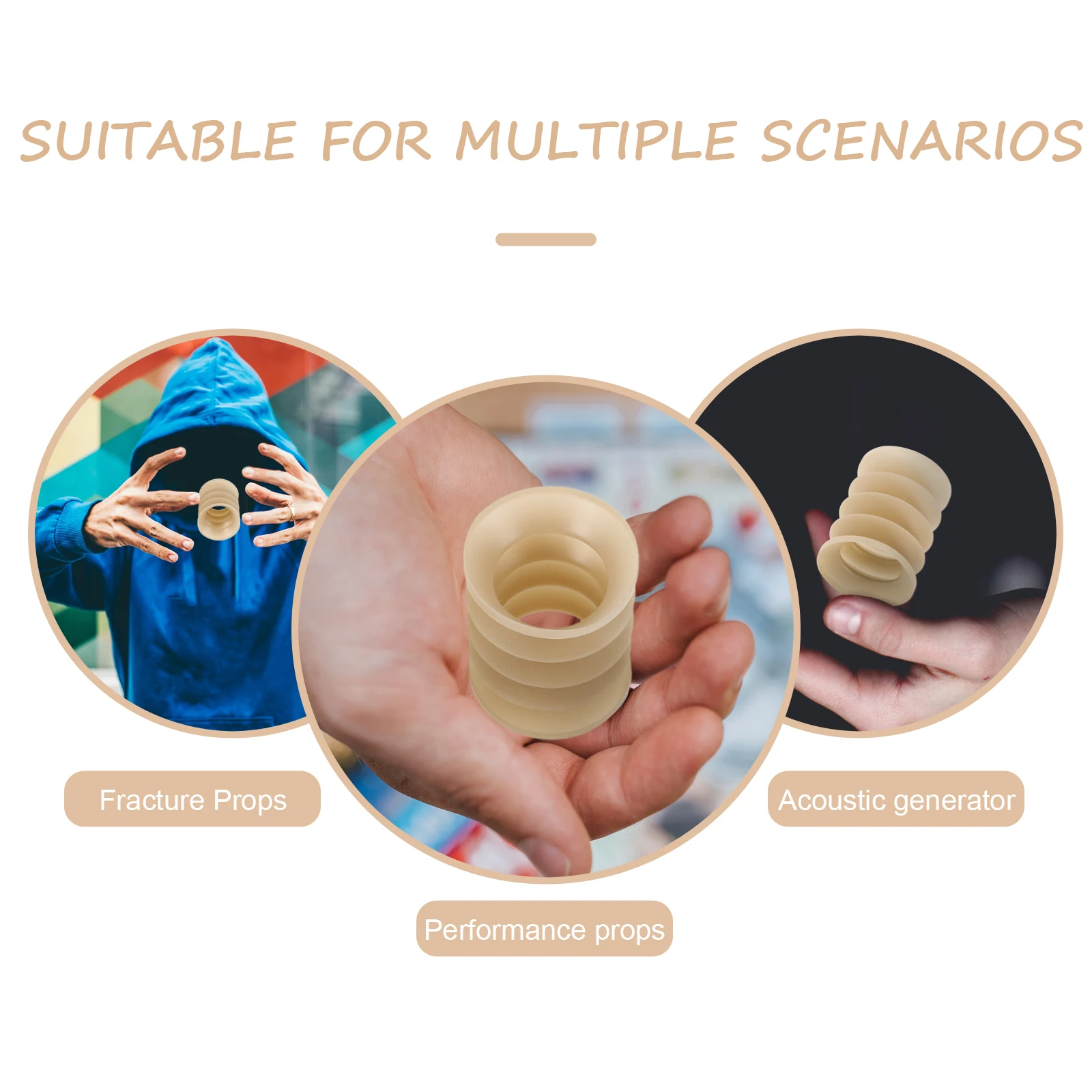 6Pcs Realistic Cracking Sound Gimmick Neck Props Party Performance Trick Toy Halloween Gift
6Pcs Realistic Cracking Sound Gimmick Neck Props Party Performance Trick Toy Halloween Gift