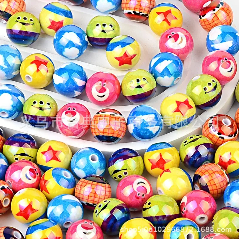 Cartoon Toy Story round beads diy handmade jewelry mobile phone key chain bag hanging loose bead material
Cartoon Toy Story round beads diy handmade jewelry mobile phone key chain bag hanging loose bead material