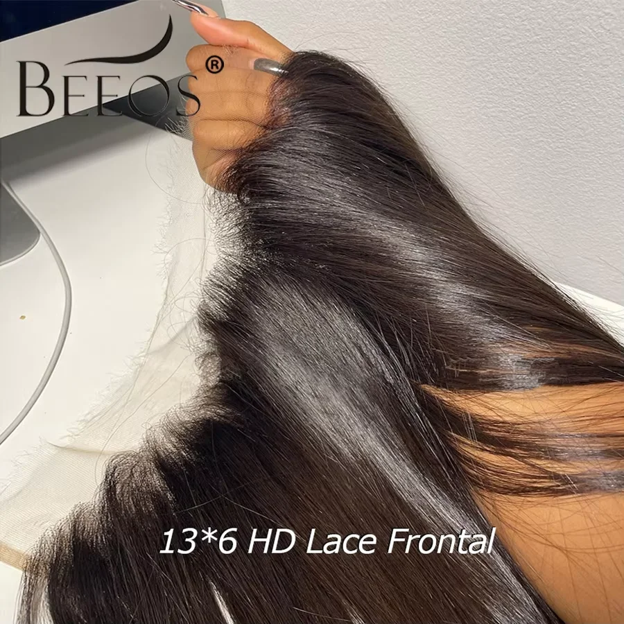BEEOS Skinlike Real 13x4 HD Transparent Lace Frontal Only Pre Plucked Straight Bleached Knots Melt Skins Brazilian Human Hair
BEEOS Skinlike Real 13x4 HD Transparent Lace Frontal Only Pre Plucked Straight Bleached Knots Melt Skins Brazilian Human Hair