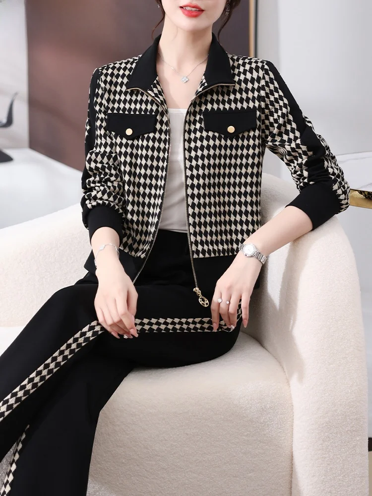 Sli Spor Casual Set for ort Mothers Autumn Faion Outerwear Wide Lady Spring Autumn Jaet Korean Rainy Sle Loose Fit
Sli Spor Casual Set for ort Mothers Autumn Faion Outerwear Wide Lady Spring Autumn Jaet Korean Rainy Sle Loose Fit