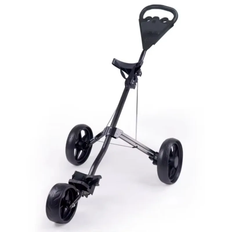 Lightweight and Compact 3-Wheel Black Push Golf Trolley
Lightweight and Compact 3-Wheel Black Push Golf Trolley