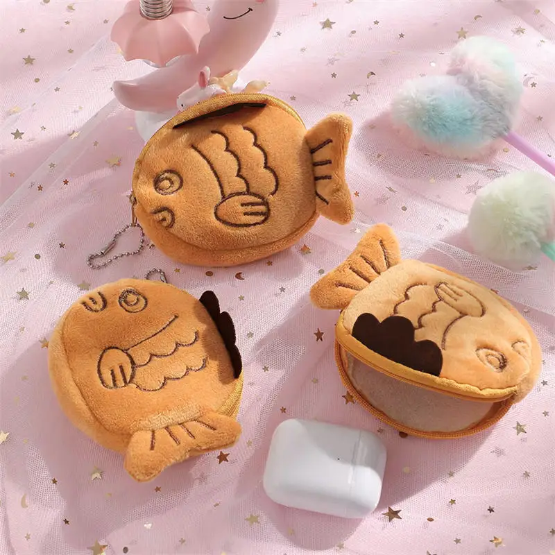 Cartoon Snapper Plush Coin Purse Cute Children's Coin Storage Bag Fun Headphone Data Cable Bag
Cartoon Snapper Plush Coin Purse Cute Children's Coin Storage Bag Fun Headphone Data Cable Bag