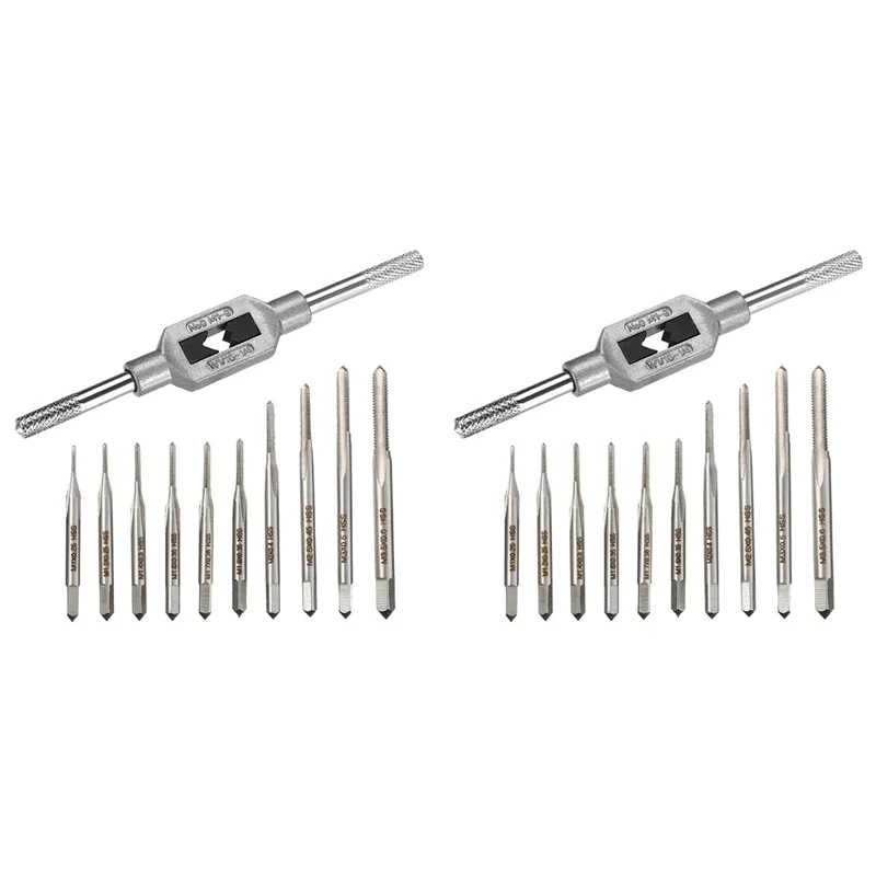 AONEQ-20Pcs Micro-Taps Bit Small Hand Screw Thread Taps M1-M3.5 HSS Mini Metric Plug Tap Screw Tap Drill Tapping Tool
AONEQ-20Pcs Micro-Taps Bit Small Hand Screw Thread Taps M1-M3.5 HSS Mini Metric Plug Tap Screw Tap Drill Tapping Tool