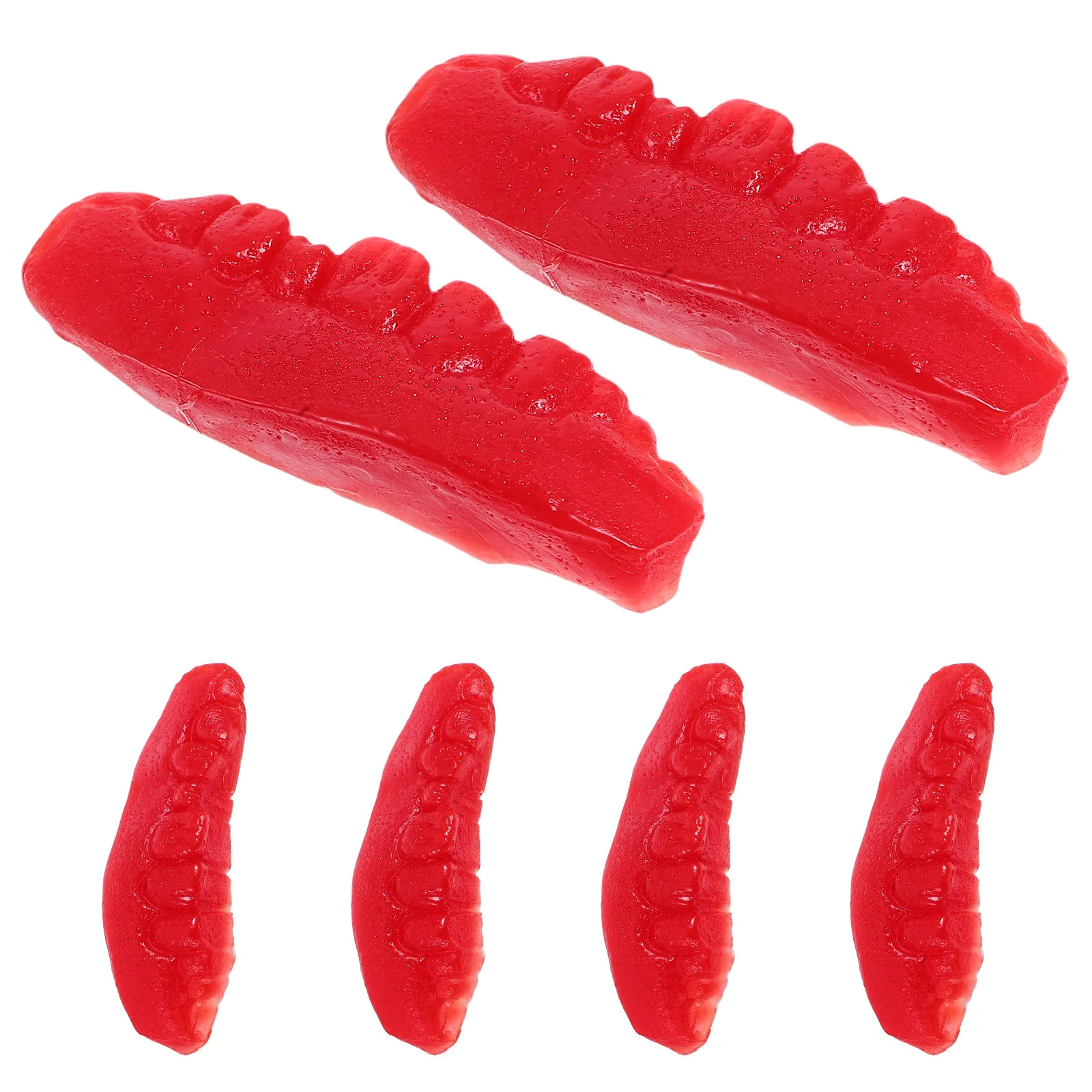 6Pcs Fun Halloween Decor: Realistic Gingival Props For Scary Indoor Outdoor Parties - Easy To Carry Reusable Spooky Accessories
6Pcs Fun Halloween Decor: Realistic Gingival Props For Scary Indoor Outdoor Parties - Easy To Carry Reusable Spooky Accessories