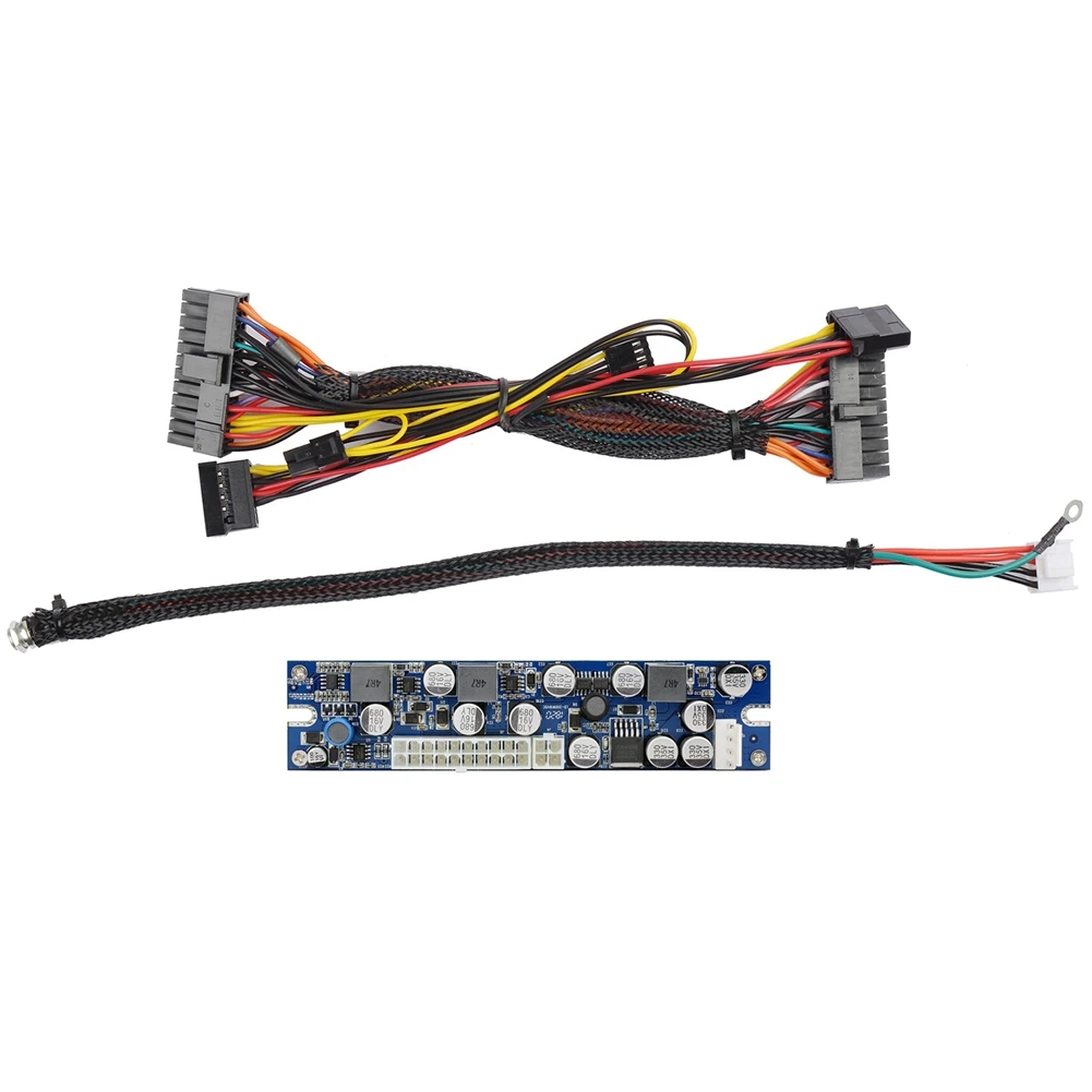 DC-ATX Computer DC Power Supply Module Low Power Consumption Power Supply Module Fanless Design for Mini ITX Motherboard
DC-ATX Computer DC Power Supply Module Low Power Consumption Power Supply Module Fanless Design for Mini ITX Motherboard