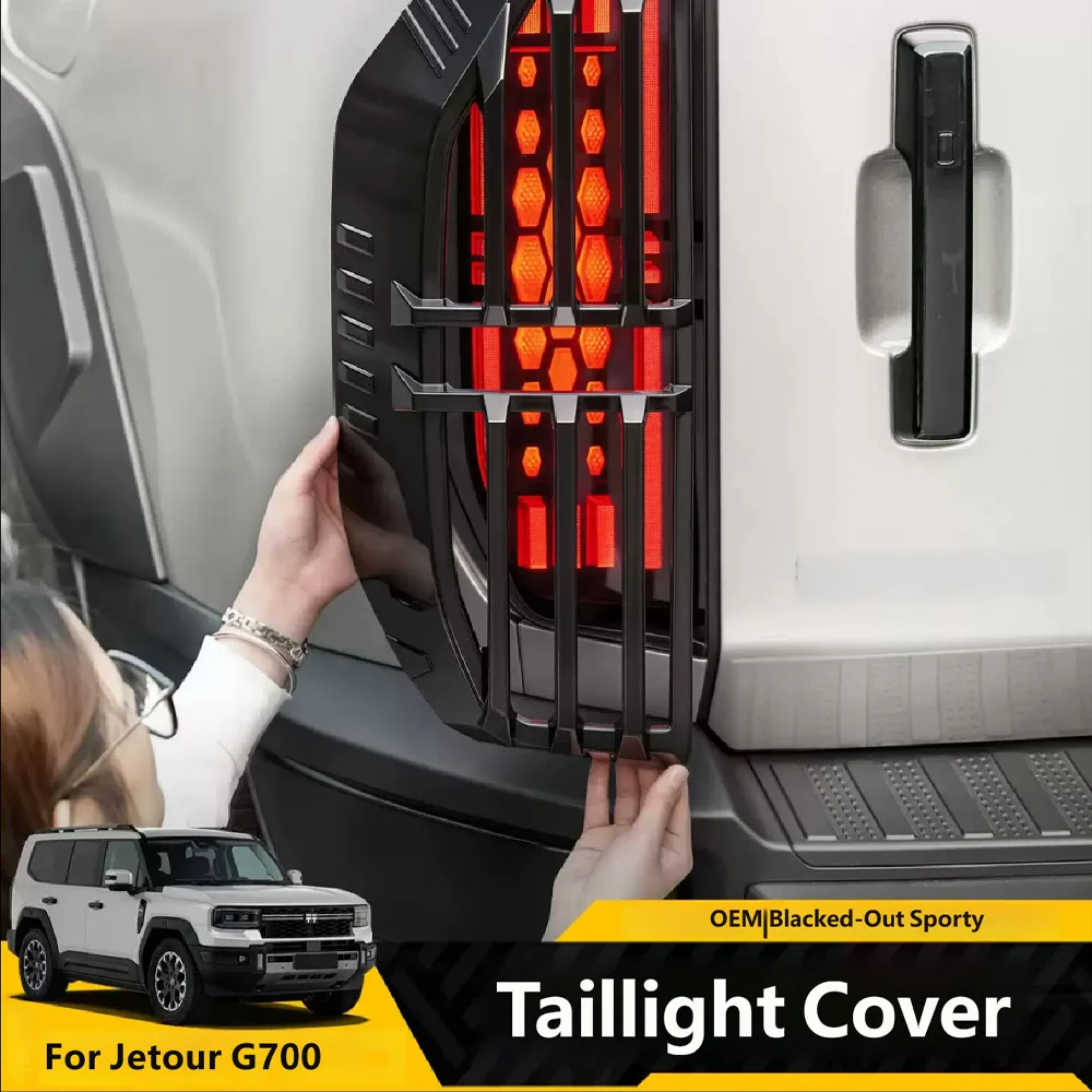 For Jetour G700 2025 2026 Tail Lampshade Protection Frame Headlight Protection Decoration Sticker Appearance Black Knight
For Jetour G700 2025 2026 Tail Lampshade Protection Frame Headlight Protection Decoration Sticker Appearance Black Knight